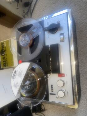 Frs-304 Fujiya Vintage Corder Model Tape Reel To Recorder With Accessories