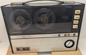 M-808a Ge Vintage General Electric Capstan Drive Solid State Reel To Recorder