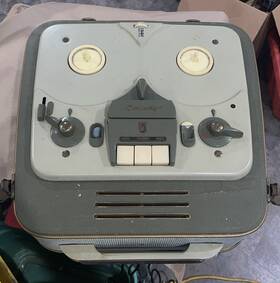 Grundig Tk47 Tk8 Reel To Tape Recorder Vintage 1950s For Parts Or Repair