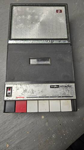 Trq-210 Hitachi Vintage Tape Recorder For Parts Or Restoration Untested