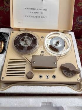 Homey Hr-410 Rare Reel To Tape Recorder Model Mini 4 Transistor