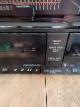 Jvc Sony Dd-vr77 Pair Of Tape Players And Parts Only. Power On Donftt Run