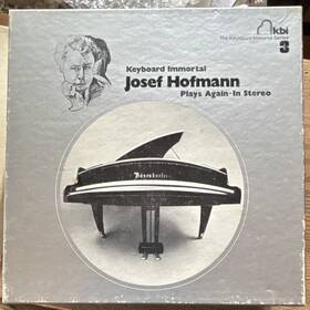 Kbi 3-a003-b Keyboard Immortal Series 3 Josef Hofmann Plays Again Stereo Tape