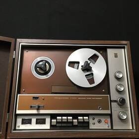 1v9000 Magnavox Vintage 4 Track Reel To Solid State Stereo Tape Recorder -