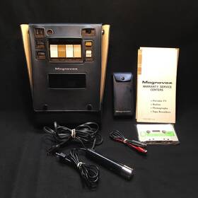 9023 Magnavox Vintage Magnovox Tape Recorder 1v - Tested And Working With Box Manuals