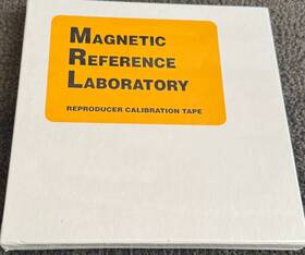 233-611-480-107 Magnetic Reference Laboratory 1/4 Inch 7.5 Ips Mrl Multi-frequency Calibration Tape Mint-sealed