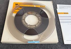299-222-482-136 Magnetic Reference Laboratory 1/4 Inch 15 Ips Mrl Nab 250 Nwb Calibration Tape - Very Good Condition