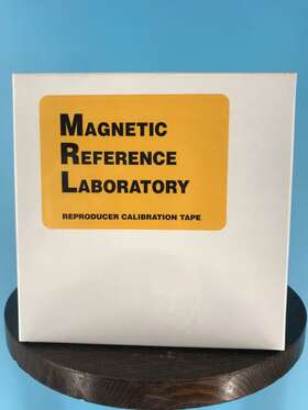 299-491-512-114 Magnetic Reference Laboratory 1/4 Inch 7.5 And 15 Ips Mrl Two-speed Iec 355 Nwb 6 Six Frequency Calibration Tape