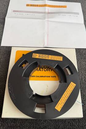 343-352-512-1f0 Magnetic Reference Laboratory 1/2 Inch 15 Ips Mrl Seven Frequency Calibration Tape - Excellent Condition