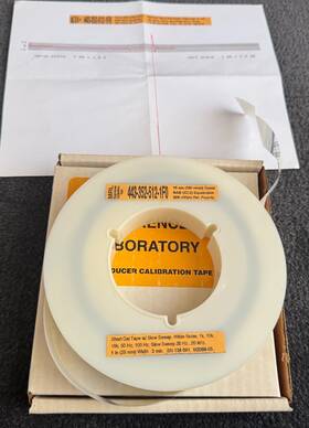 443-352-512-1f0 Magnetic Reference Laboratory 1/4 Inch 15 Ips Mrl Multi-frequency Calibration Tape - Very Good Condition