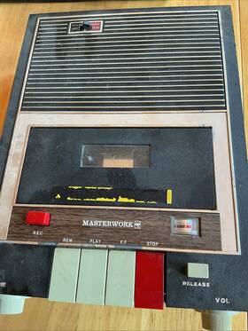 Masterwork M-656 Recorder With Case-untested