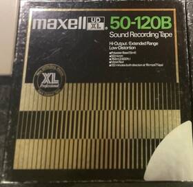 50-120b Maxell 50-102b 1 Ud Professional 1/4 Inch Metal Reel To Tape