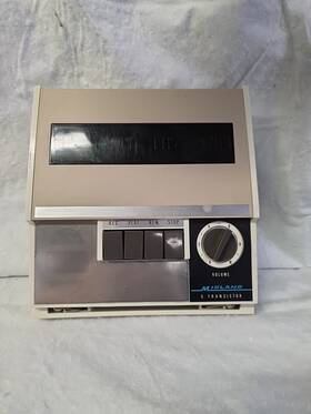 Midland 12-208b Vtg Portable Reel To Tape Recorder 5 Transistor Japan A2