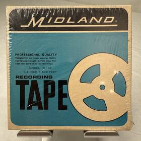 19-601 Midland 19-106 New Old Stock Sealed Vintage Recording Tape Model - 1/4 Inch X600
