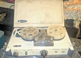 Trt-471 Montclair Vintage Portable Transister Tape Recorder Complete And Works