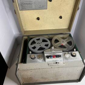 Wg-3741a Montgomery Ward Airline Portable Reel To Player Recorder For Parts/repair