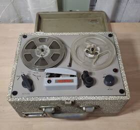 Morse Made In Japan 64803 Vintage Reel To Tape Recorder Portable Case