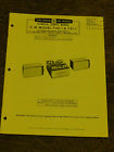 741-1 Music 740-1 Adjustment Service Oem Manual Schematic Repair Voice Vm
