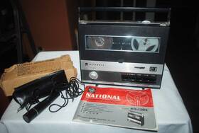 Rq-1205 National Solid State Tape Recorder/radio Model Reel-to-reel Read Note