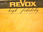 Original Manual G36 Revox Mark Owner Iii Studer Exc