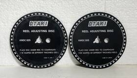 Kwoc005 Otari Reel Adjusting Disc - To Machines Price For 1 Pair