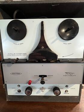 Gr15 Pentron Vtg Tempo High-fidelity Model Reel To Tape Recorder