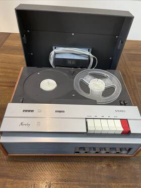 El3555 Philips Vintage Reel To Norelco Model Stereo Receiver Tape Recorder
