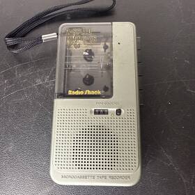 Micro-16 Radioshack Vintage Radio Shack 2-speed Auto Stop Actuated Tape Recored Not Tested