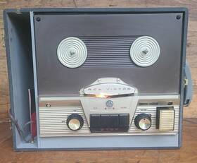 003447 Rca Victor Orthophonic Tape Recorder Reel To Parts Or Repair