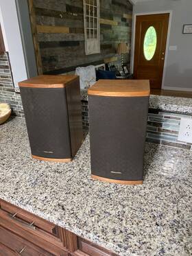 40-4038 Realistic Nova-14 A Pair Of Vintage Nova -14 Speakers Cat No. Made In Korea