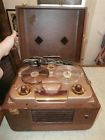 T-100 Revere Reel Vtg 1950 Model Radio Phonograph Recorder Microphone Tape