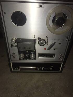 1725-bl Roberts Reel To With Built In 8 Track