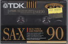 Sa-x 90 Tdk Cassette Tape New Factory Sealed