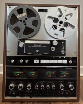 Qd-5500s Sansui Quadraphonic Stereo Reel To Tape Deck
