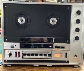 Mr-1020 Sanyo Reel To Recorder Player W Speakers Case Japan 1970 Very Rare