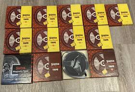 Scotch 1/4 600 Sound Recording Tape Lot Of 13 - Circa 1950 S Recoded Vintage Oldies