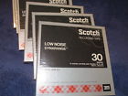 4-r30 Scotch 211-1 Sealed Magnetic Lot 12 Tapes Recording " Reel