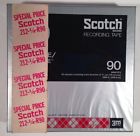 4-r90 Scotch Audio Recording 212-1 2 Tape 4 Reel " 7 Ea Magnetic 1800 1