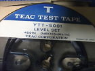 Ytt-5001 Set 0db Test 185nwb 400hz Teac Level Tape Reel