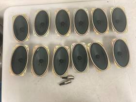 74-2b Sk Lot Of 12 1 Alnico Speakers For Reel-to-reel Recorder Parts