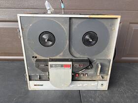 Sony Av-5000 Color Solid State Videocorder Video Tape Player Reel As Is Untested