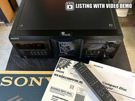 Cdp-cx455 Sony Megastorage 400 Cd/cdr/mp3 Player Fullserviced 30-day Guarantee