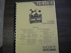854-4 Sony Schematics Service Tc Full - Manual
