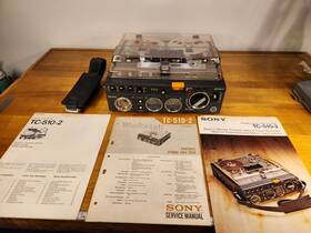 Tc-510-2 Sony Portable Reel To Recorder With Manuals Like Mind Hunter