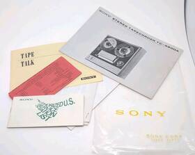 Tc-5500a Sony Vintage Reel To Tape Player Owners Instruction Manual Papers