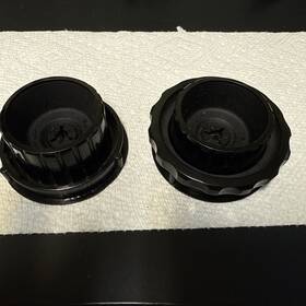 Sony Tc-7550 Nab Hub Adapters For Reel To Tape Recorder Original