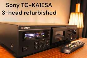 Tc-a1esa Sony 3-head Dolby S Cassette Deck With Remot Restored Fully Functional