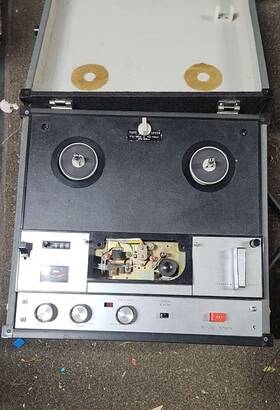 Tc-105a Sony To-105a Vintage Grey Tapecorder - Reel To