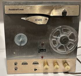 874rs Soundcraftsmen Vintage Reel To Recorder For Parts/repair