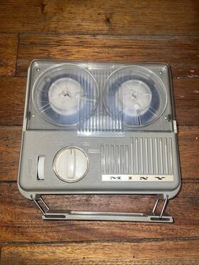 Tl-948 Star-lite Vintage Lark Mini Reel-to-reel Tape Recorder 2301 Not Tested